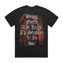 Load image into Gallery viewer, Shadowed Sin Faded Black T-Shirt
