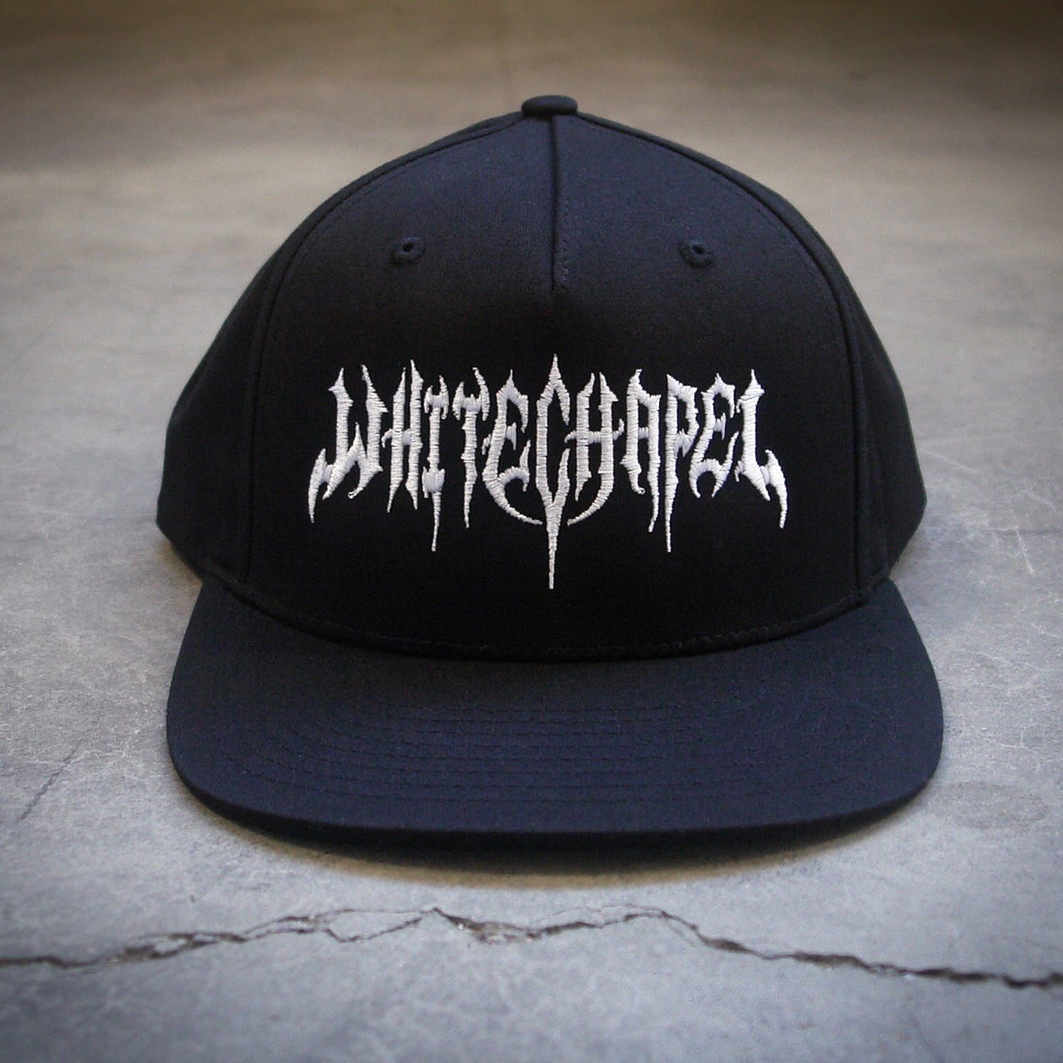 Gothic Logo Black Snapback Hat