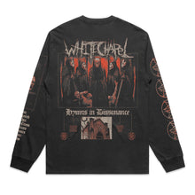 Load image into Gallery viewer, Inverted Cross Faded Black Long Sleeve
