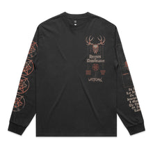 Load image into Gallery viewer, Inverted Cross Faded Black Long Sleeve
